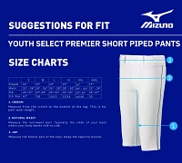 Mizuno Boys' Premier Short Piped Baseball Pants