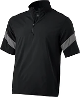 Mizuno Men's Hitting Jacket 1/4 Zip Short Sleeve Pullover