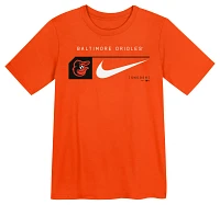 Nike Little Kids' Baltimore Orioles Orange Swoosh Lock T-Shirt