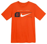 Nike Little Kids' Detroit Tigers Orange Swoosh Lock T-Shirt