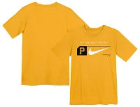 Nike Little Kids' Pittsburgh Pirates Yellow Swoosh Lock T-Shirt