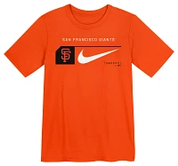 Nike Little Kids' San Francisco Giants Orange Swoosh Lock T-Shirt