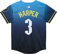 Nike Little Kids' Philadelphia Phillies 2024 City Connect Bryce Harper #3 Limited Vapor Jersey