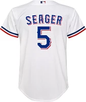 Nike Youth Texas Rangers Corey Seager #5 White 4-7 Home Cool Base Jersey