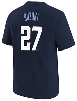 Nike Youth Chicago Cubs 2024 City Connect Seiya Suzuki #27 T-Shirt