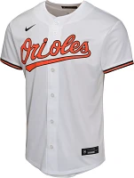 Nike Youth Replica Baltimore Orioles Jackson Holliday #7 White Game Cool Base Jersey