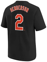 Nike Youth Baltimore Orioles Gunnar Henderson #2 Black Home T-Shirt