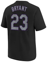 Nike Youth Colorado Rockies Kris Bryant #23 Black Home T-Shirt