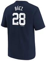 Nike Youth Detroit Tigers Javier Báez #28 Navy Home T-Shirt