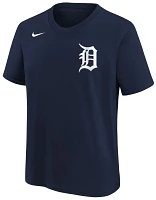 Nike Youth Detroit Tigers Javier Báez #28 Navy Home T-Shirt