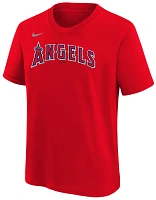 Nike Youth Los Angeles Angels Mike Trout #27 Red Home T-Shirt