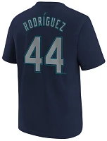 Nike Youth Seattle Mariners Julio Rodríguez #44 Navy Home T-Shirt