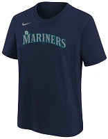 Nike Youth Seattle Mariners Julio Rodríguez #44 Navy Home T-Shirt