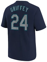 Nike Youth Seattle Mariners Ken Griffey Jr. #24 Navy Home T-Shirt