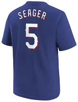 Nike Youth Texas Rangers Corey Seager #5 Blue Home T-Shirt