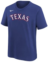 Nike Youth Texas Rangers Corey Seager #5 Blue Home T-Shirt