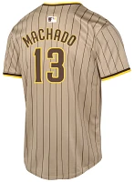 Nike Youth Replica San Diego Padres Manuel Machado #13 Khaki Alternate Cool Base Jersey