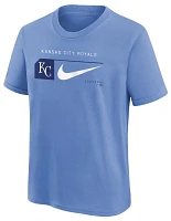 Nike Youth Kansas City Royals Blue Swoosh Lock T-Shirt