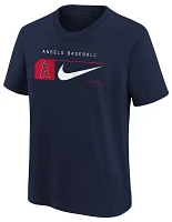 Nike Youth Los Angeles Angels Navy Swoosh Lock T-Shirt