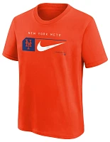 Nike Youth New York Mets Orange Swoosh Lock T-Shirt