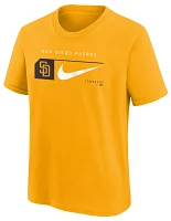 Nike Youth San Diego Padres Yellow Swoosh Lock T-Shirt