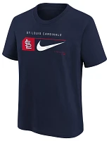 Nike Youth St. Louis Cardinals Navy Swoosh Lock T-Shirt