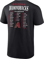 MLB Youth 2023 National League Champions Arizona Diamondbacks Roster T-Shirt