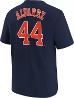 Nike Youth Houston Astros Yordan Alvarez #44 Navy T-Shirt