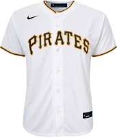 Nike Youth Pittsburgh Pirates Oneil Cruz #15 White Home Cool Base Jersey