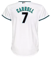 Nike Youth Arizona Diamondbacks Corbin Carroll #7 White Home Cool Base Jersey