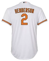 Nike Youth Baltimore Orioles Gunnar Henderson #2 White Home Cool Base Jersey