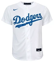 Nike Youth Los Angeles Dodgers Mookie Betts #50 White Home Cool Base Jersey