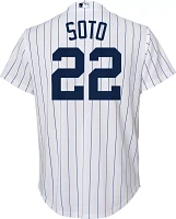 Nike Youth New York Yankees Juan Soto #22 White Cool Base Jersey