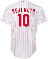 Nike Youth Philadelphia Phillies J. T. Realmuto #10 White Cool Base Jersey