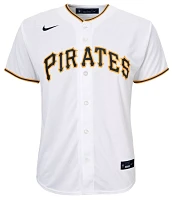 Nike Youth Pittsburgh Pirates Bryan Reynolds #10 White Home Cool Base Jersey T-Shirt