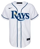 Nike Youth Tampa Bay Rays Randy Arozarena #56 White Home Cool Base Jersey