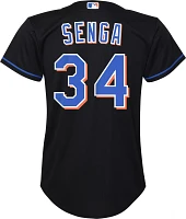 Nike Youth New York Mets Kodai Senga #34 Black Alternate Cool Base Jersey