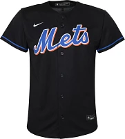 Nike Youth New York Mets Kodai Senga #34 Black Alternate Cool Base Jersey