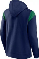 NCAA Men's Notre Dame Fighting Irish Navy Colorblock Pullover Hoodie