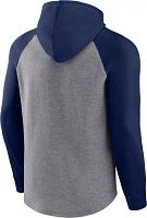 NCAA Men's Notre Dame Fighting Irish Grey Raglan Pullover Hoodie