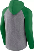 NCAA Men's Oregon Ducks Grey Raglan Pullover Hoodie