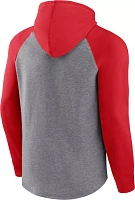 NCAA Men's Texas Tech Red Raiders Grey Raglan Pullover Hoodie