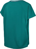 MLB Team Apparel Girl's Seattle Mariners Green Base Fashion T-Shirt