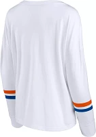 NCAA Women's Florida Gators White Iconic Long Sleeve T-Shirt