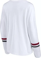 NCAA Women's Oklahoma Sooners White Iconic Long Sleeve T-Shirt