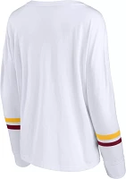 NCAA Women's Minnesota Golden Gophers White Iconic Long Sleeve T-Shirt