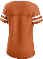 NCAA Women's Texas Longhorns Burnt Orange Iconic Jersey T-Shirt