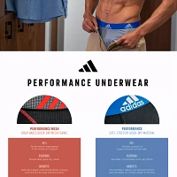 adidas Men's Performance Boxer Briefs – 3 Pack