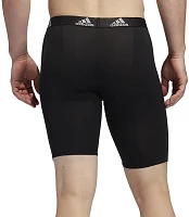 adidas Men's Performance Long Boxer Briefs – 3 Pack