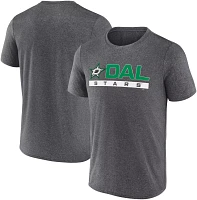 NHL Dallas Stars Logo Grey Tri-Blend T-Shirt